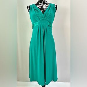 Vintage beautiful green evening dress
